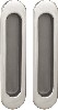 Ручки для раздвижных дверей Armadillo хром; SH010-СP-8