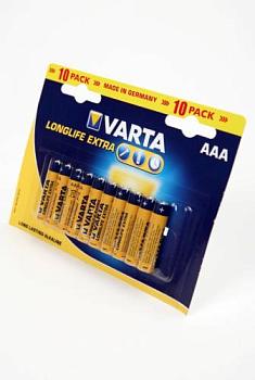Батарейка Varta 4103 Longlife Extra LR03 BL-10
