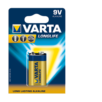 Батарейка Varta 4122 Longlife Extra 6LR61 (6LP3146) BL-1