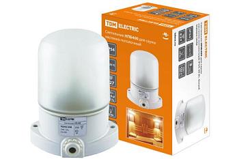 Светильник для сауны НПБ400П 60Вт IP54 белый; TDM, SQ0303-1501