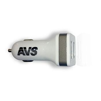 Устройство зарядное автомобильное USB 2 порта 3,6 А; AVS, UC-323